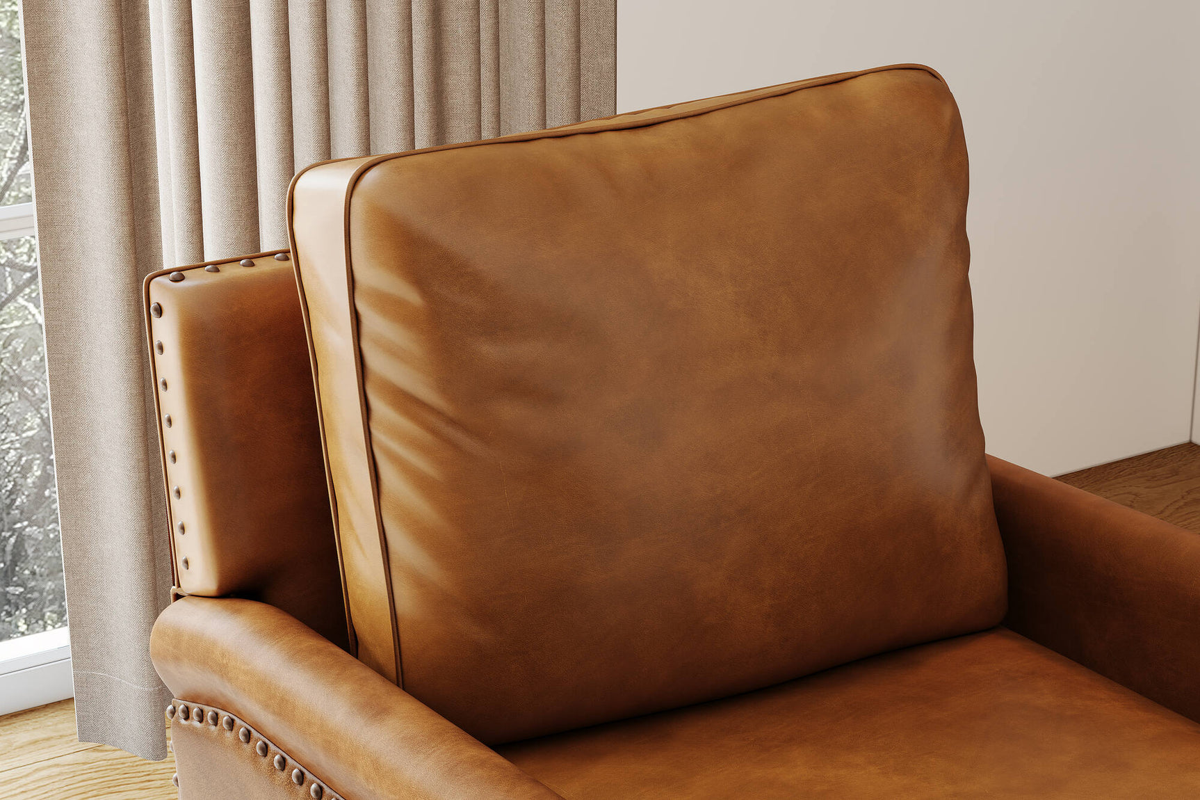 Jovany Leather Recliner Chair