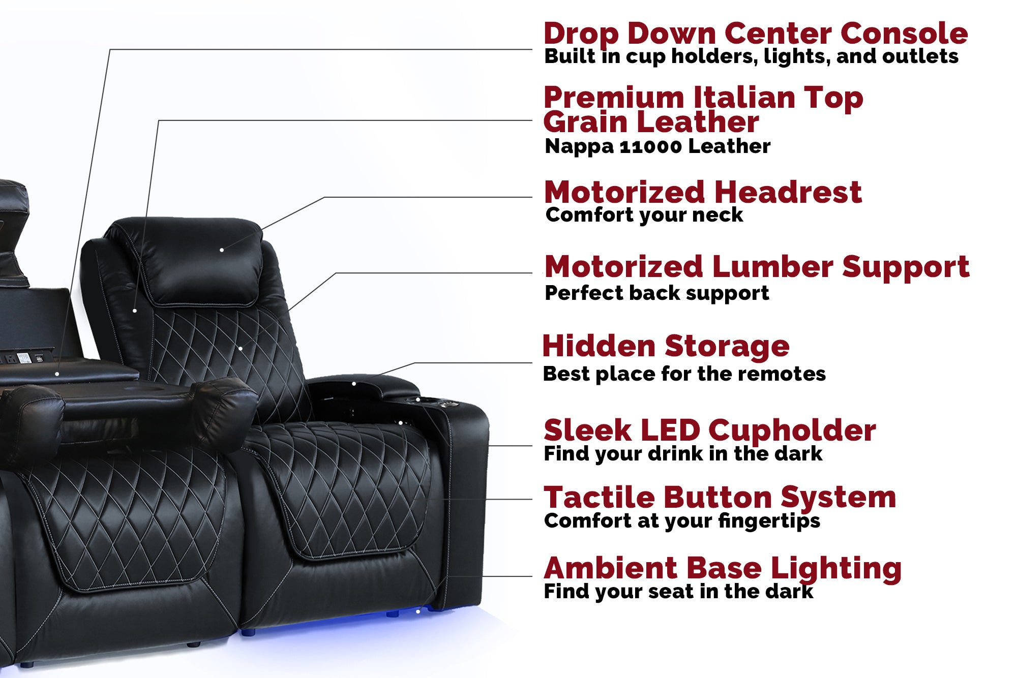 Oslo Console Home Theater Lounge