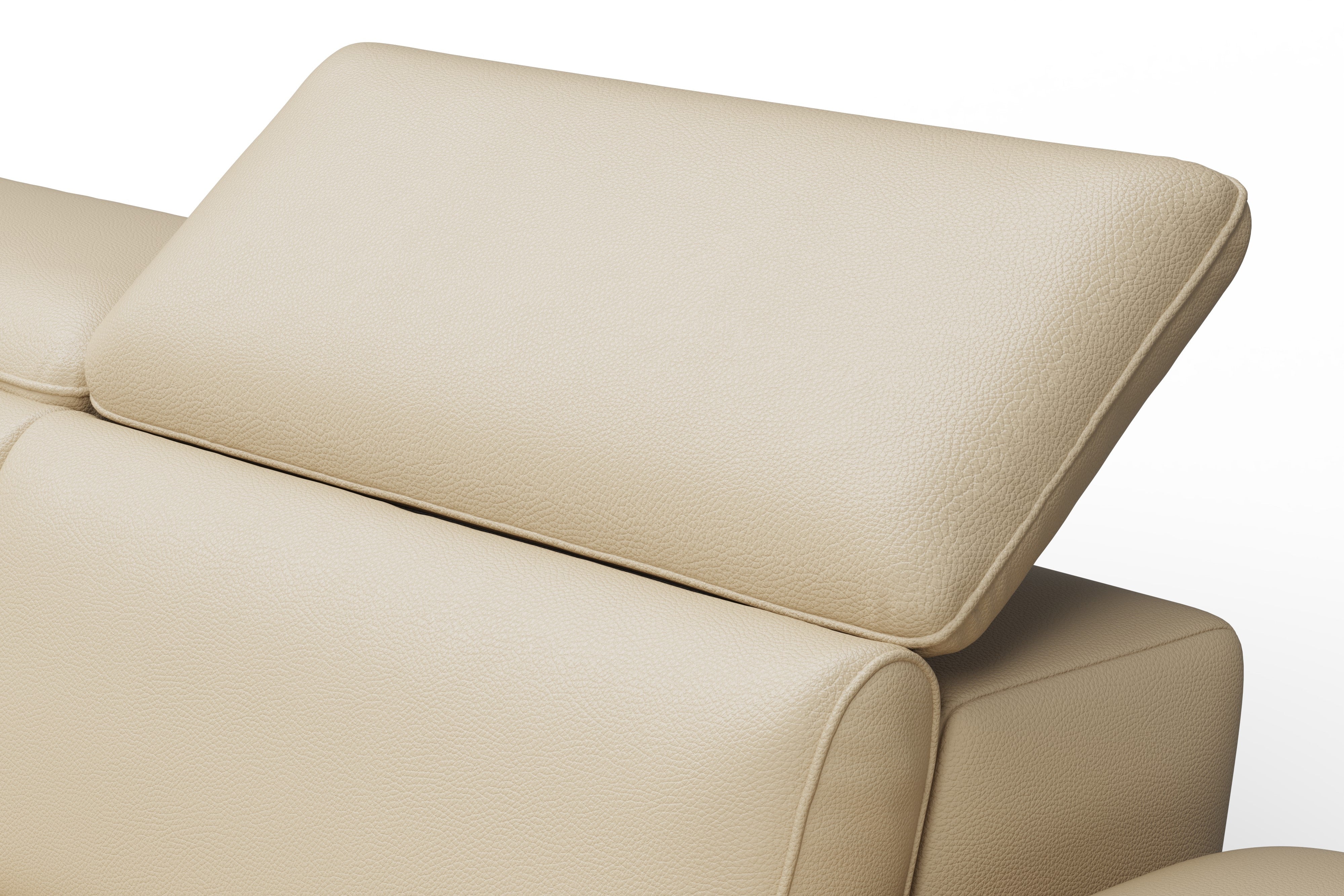 Pista Leather Reclining Sectional Lounge