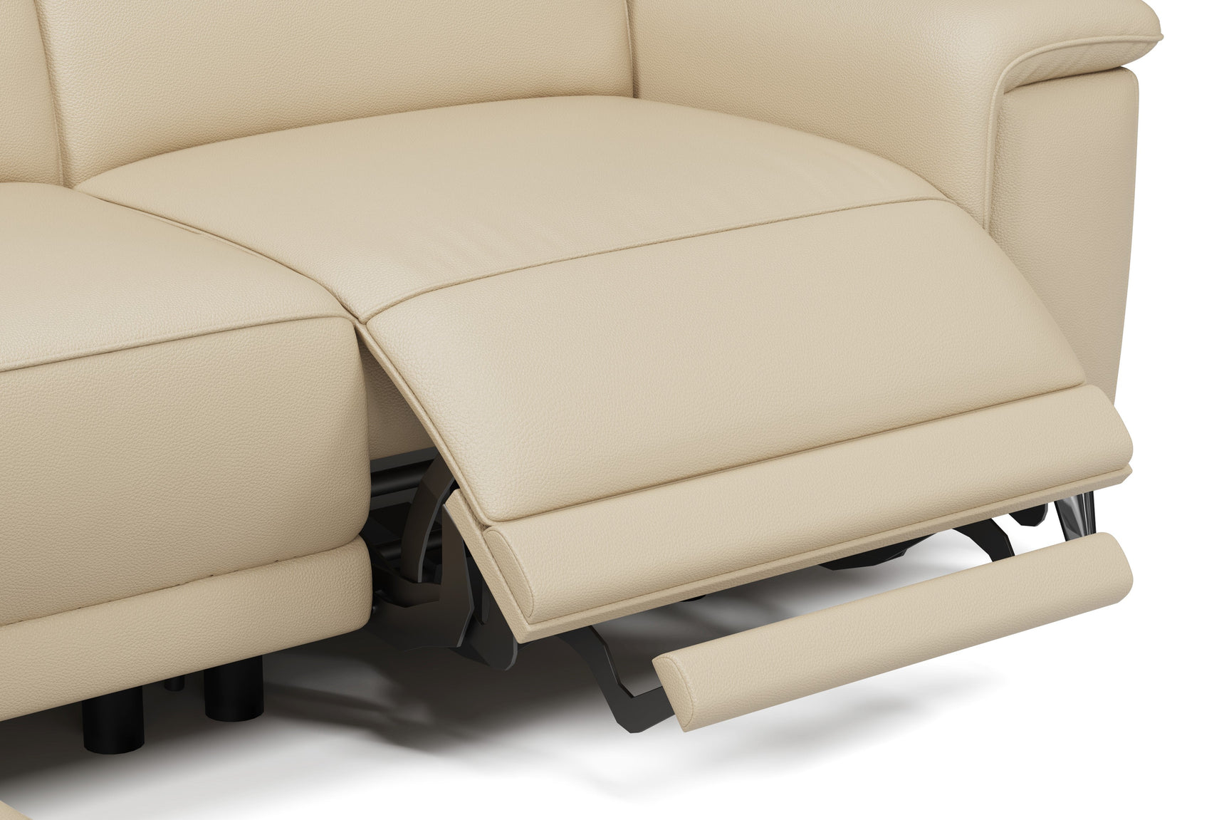 Pista Leather Reclining Sectional Lounge