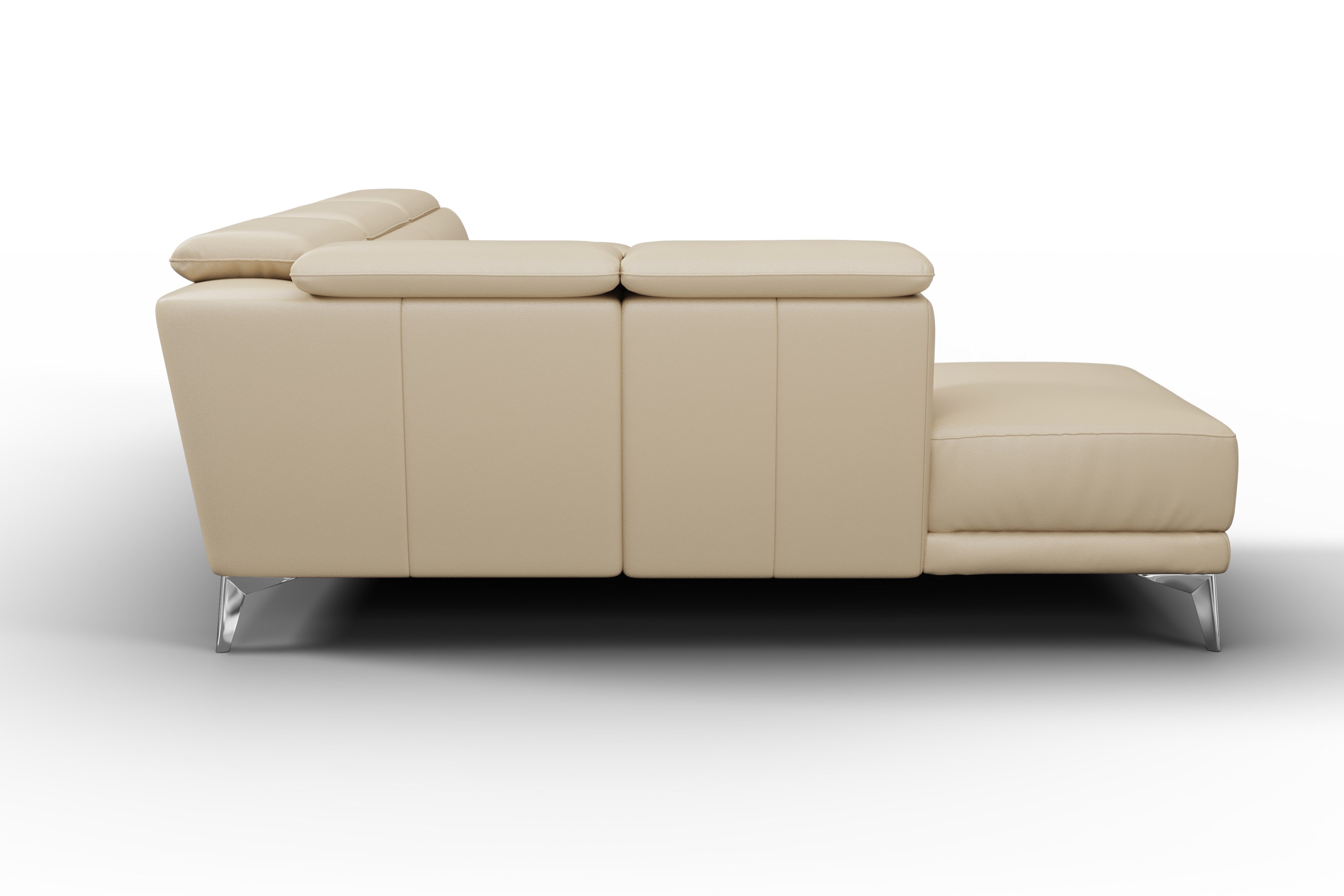 Pista Leather Reclining Sectional Lounge