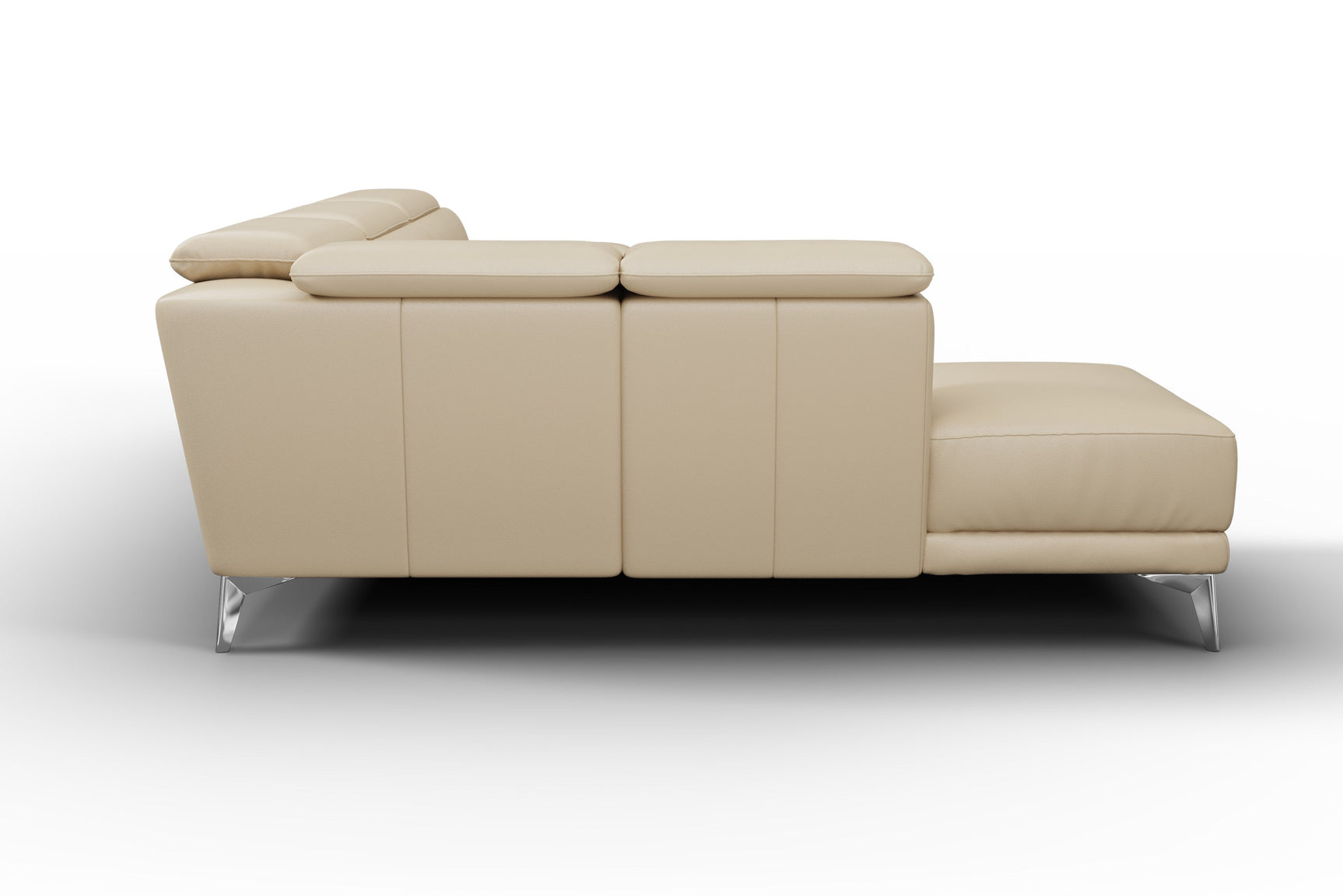 Pista Leather Reclining Sectional Lounge