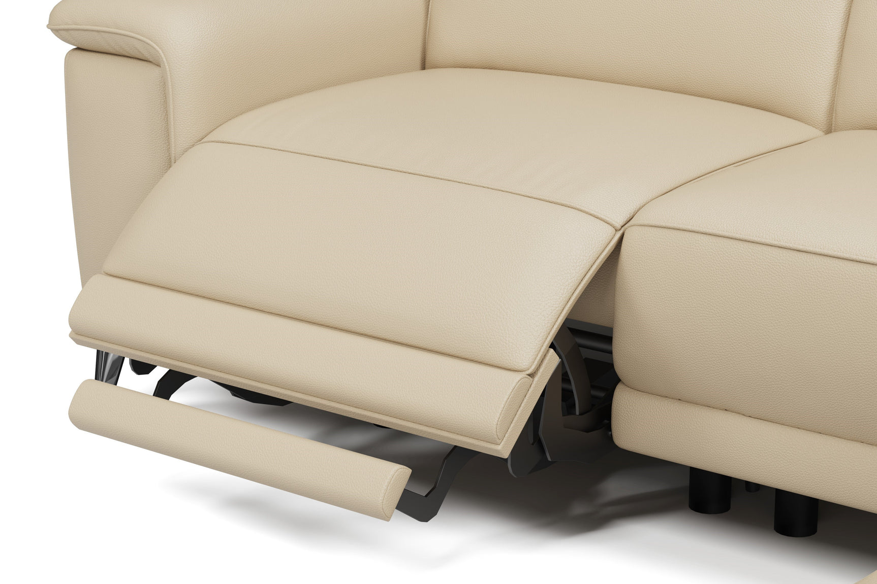 Pista Leather Reclining Sectional Lounge