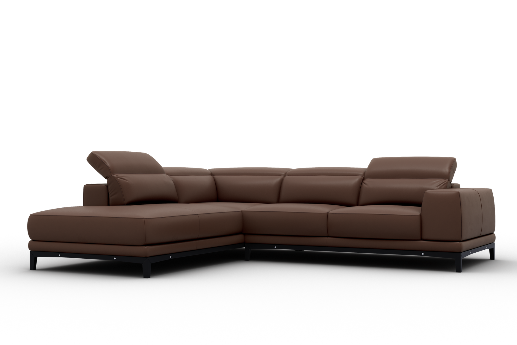 Valletta Leather Corner Sectional Lounge