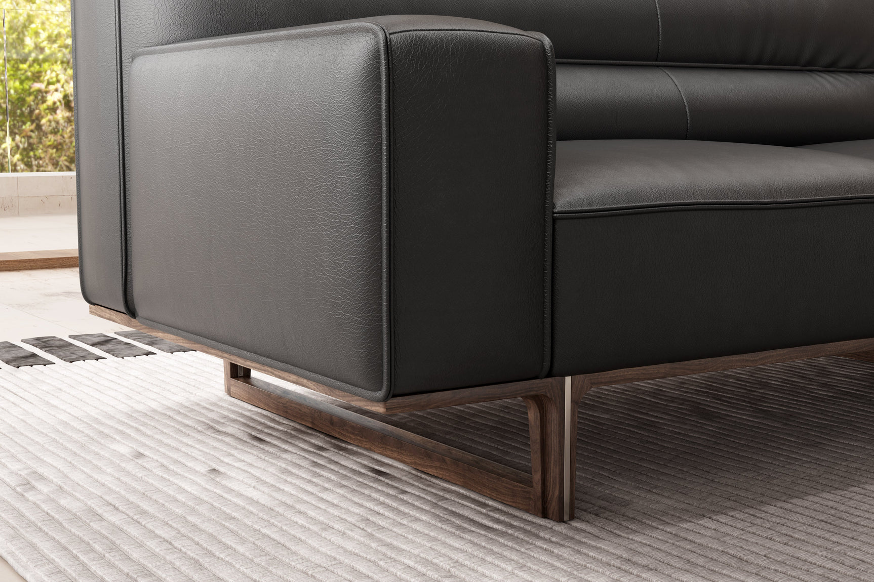 Varna Leather Sectional Lounge