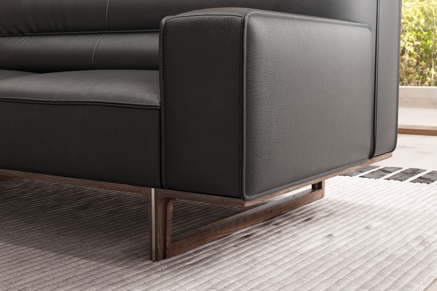 Varna Leather Sectional Lounge