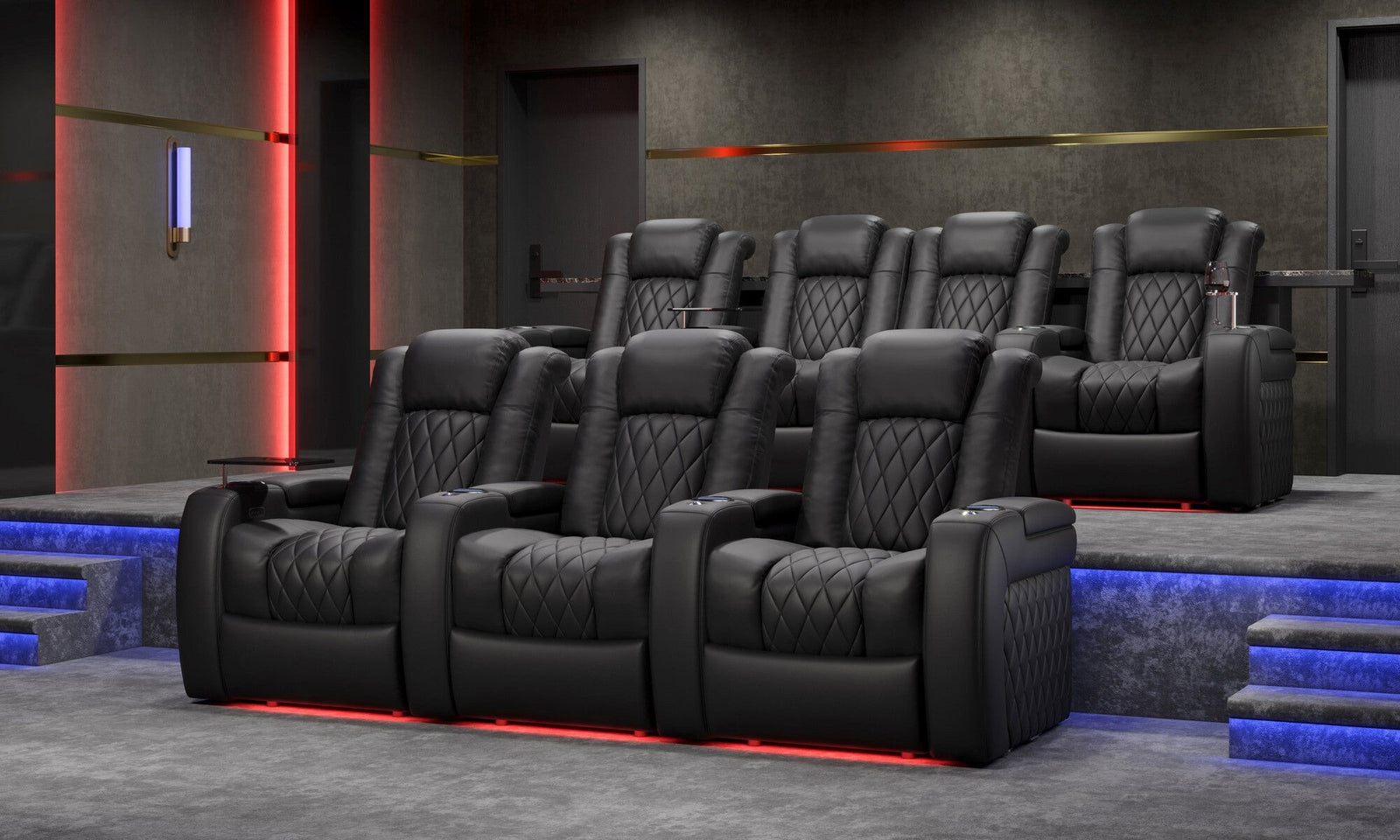 Tuscany home theatre lounge lifestyle setting