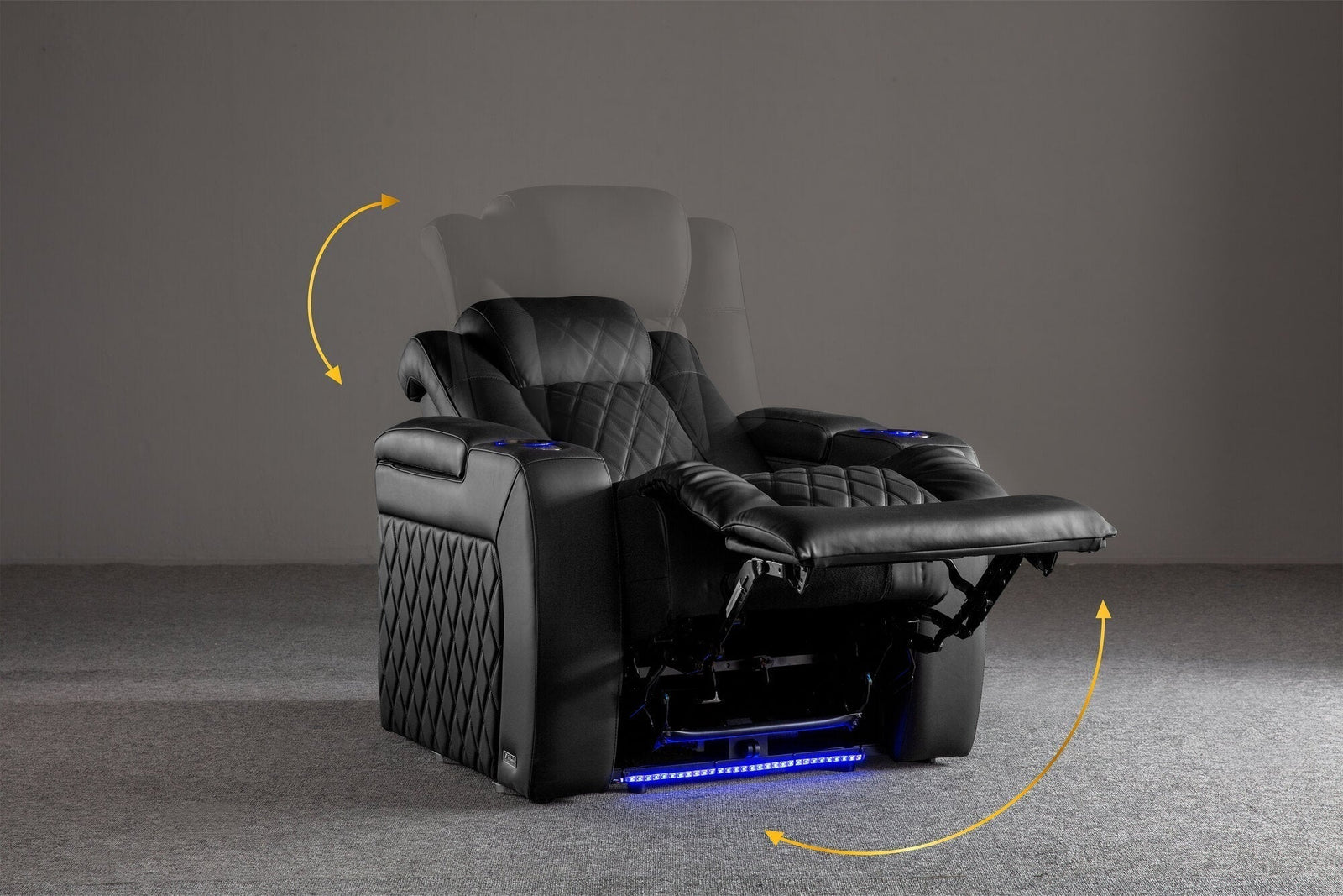 Tuscany Luxury Float Zero Gravity Heat and Massage home theater recliner