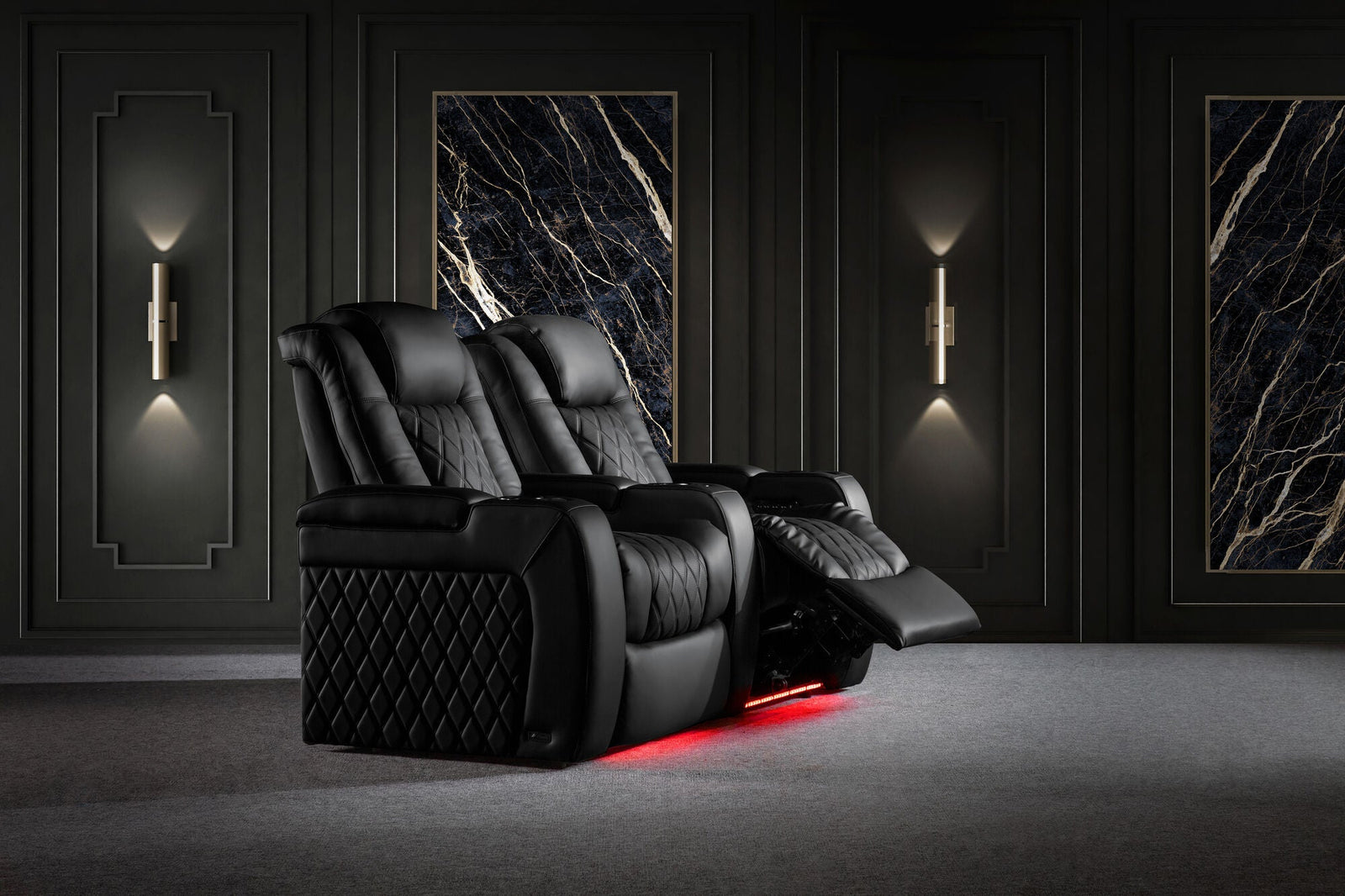 Valencia home theater lounge and leather suite EOFY upgrade