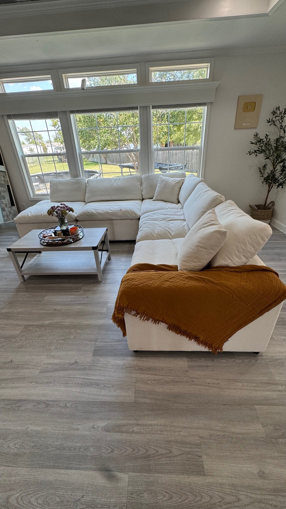 Ophelia Fabric Modular Sectional Lounge