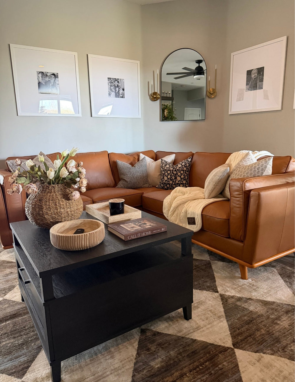 Artisan Leather Corner Sectional Lounge
