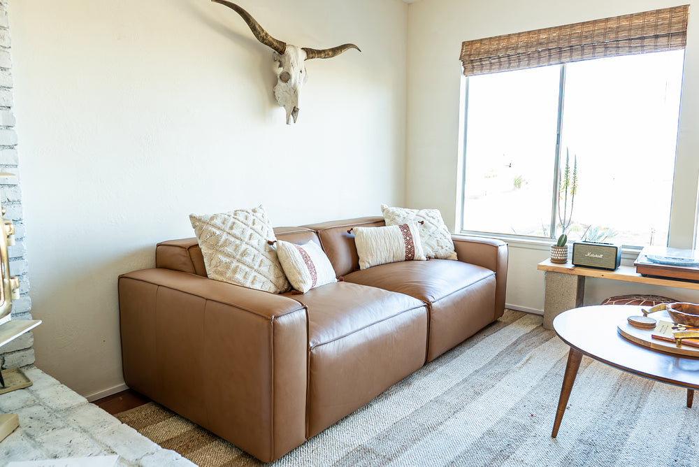 Nathan Leather Modular Lounge