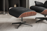 Armoni Eames Replica Leather Chair & Ottoman