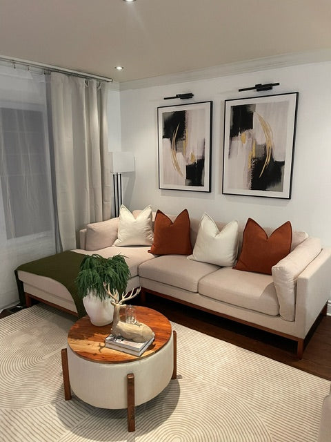 Bergen Fabric Sectional Lounge