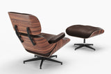 Armoni Eames Replica Leather Chair & Ottoman