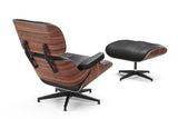 Armoni Eames Replica Leather Chair & Ottoman