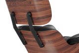 Armoni Eames Replica Leather Chair & Ottoman
