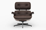 Armoni Eames Replica Leather Chair & Ottoman