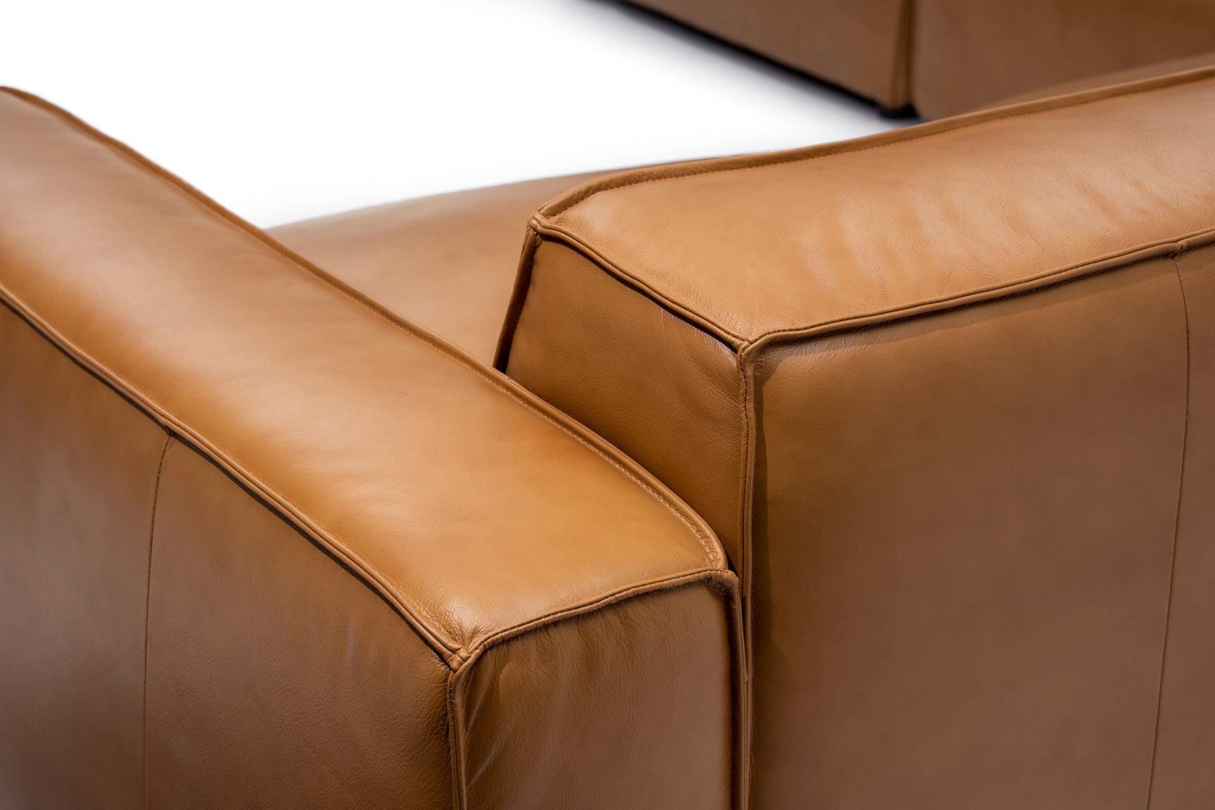 Nathan Leather Modular Sectional Lounge
