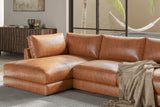 Serena Leather Sectional Lounge