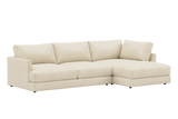 Serena Leather Sectional Lounge