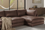 Serena Leather Sectional Lounge
