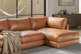 Serena Leather Sectional Lounge
