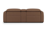 Carmen Leather Dual Recliner Lounge with Console