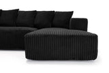 Alexus Corduroy Fabric Sectional Lounge