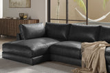 Serena Leather Sectional Lounge