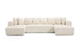 Alexus Corduroy Fabric Sectional Lounge