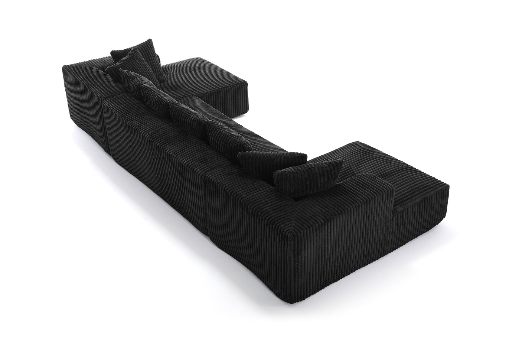 Alexus Corduroy Fabric Sectional Lounge