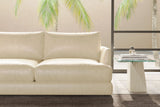 Serena Leather Sectional Lounge