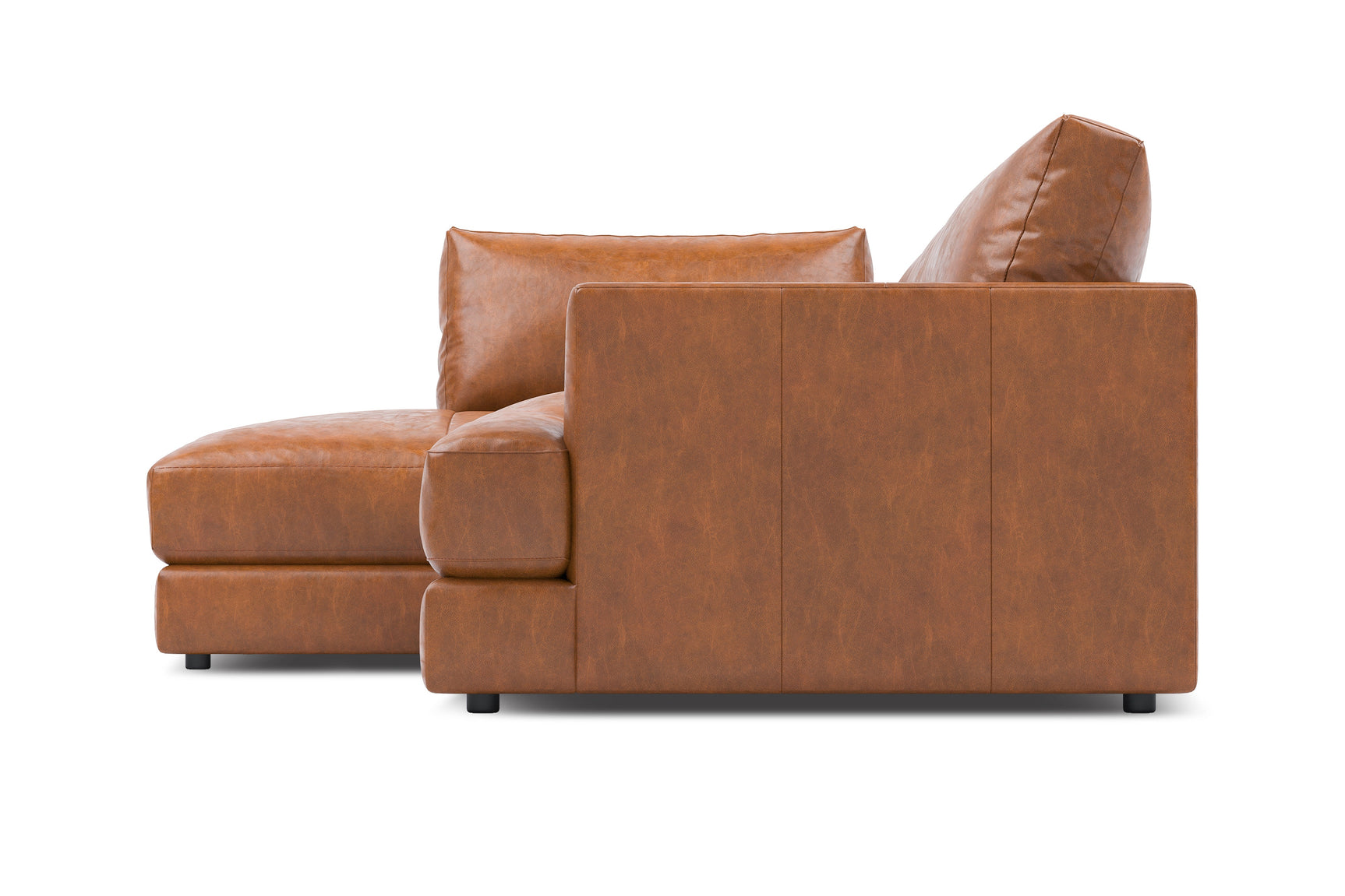 Serena Leather Sectional Lounge