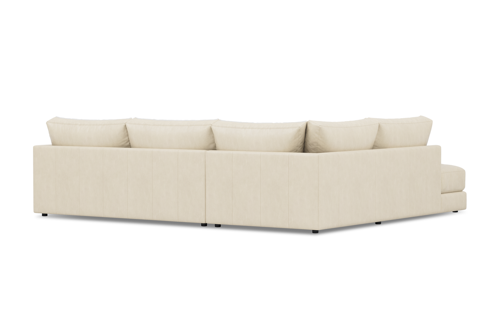 Serena Leather Sectional Lounge