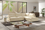 Serena Leather Sectional Lounge