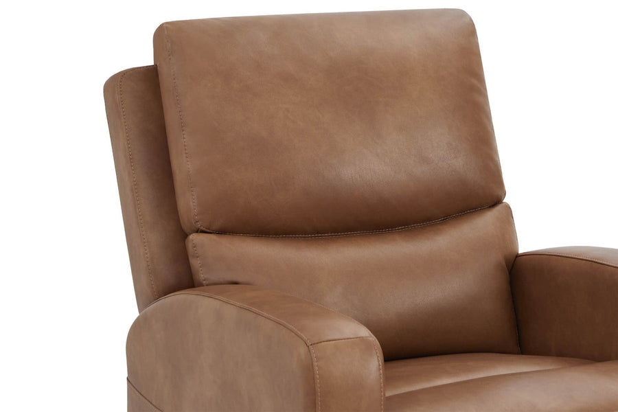 Valencia Hector Top Grain Leather Power Lift Recliner Chair, Brown