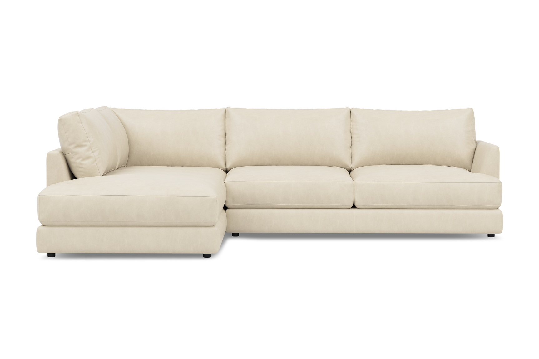 Serena Leather Sectional Lounge