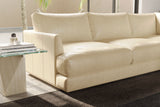 Serena Leather Sectional Lounge