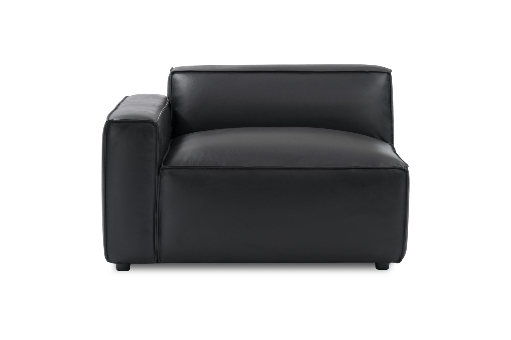 Nathan Leather Left Arm Lounge Module