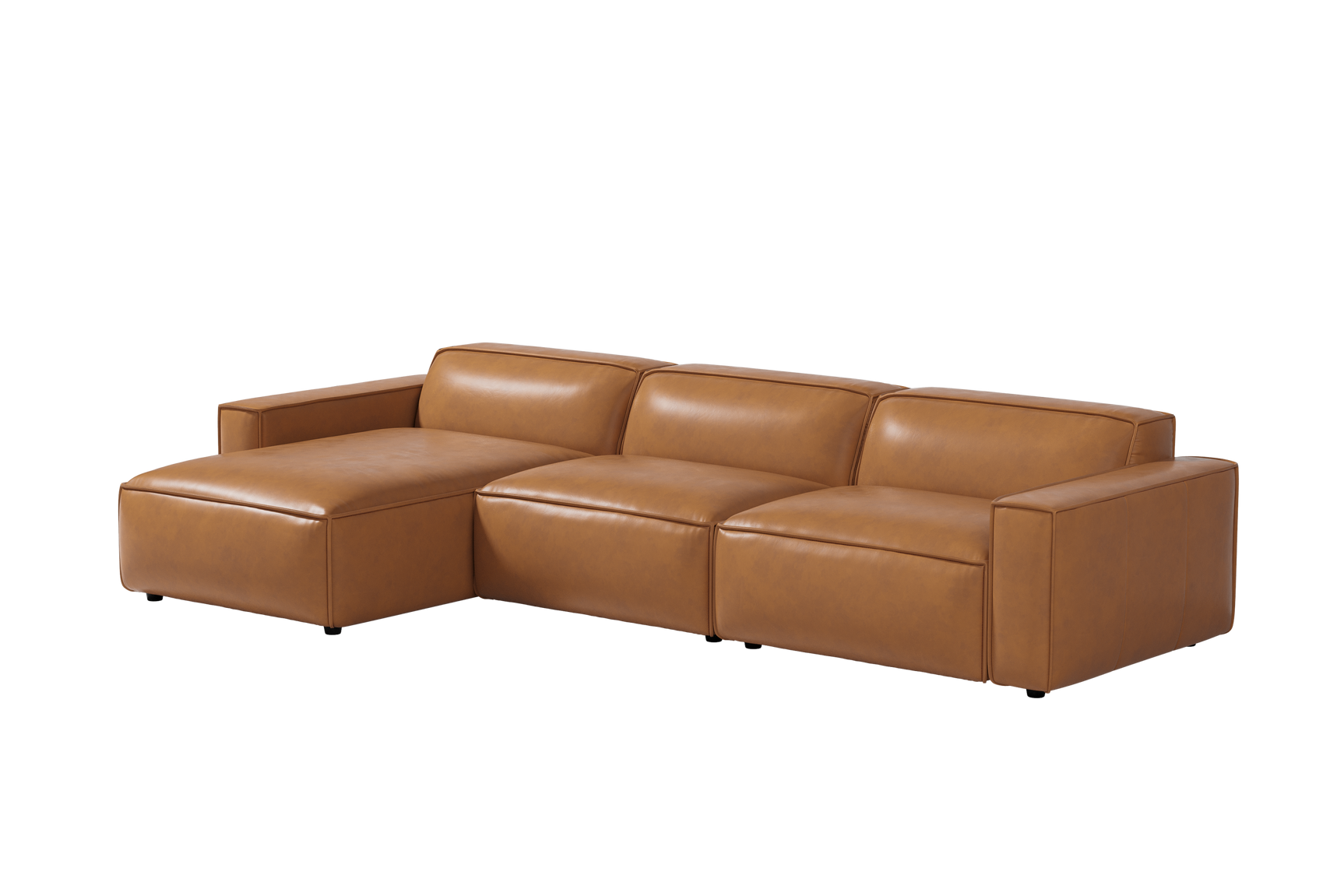 Nathan Leather Modular Sectional Lounge