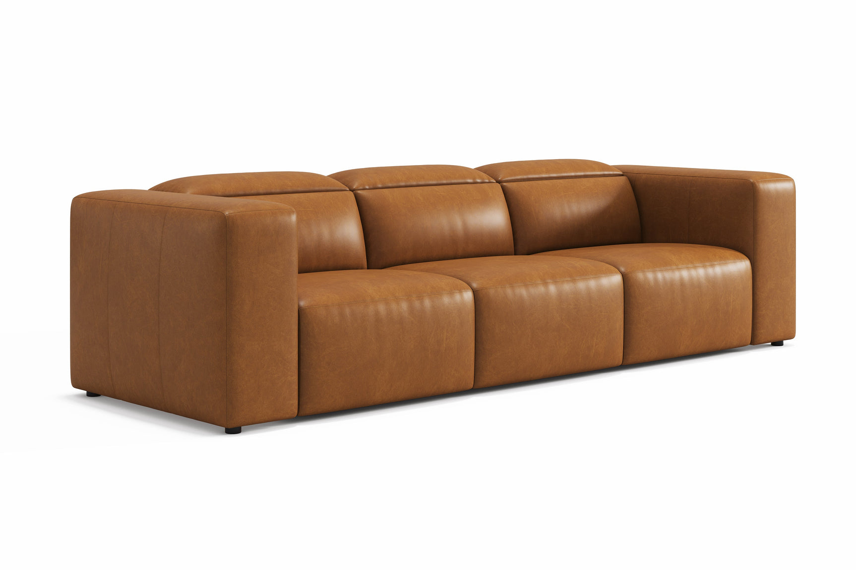 Eden Leather Dual Recliner Lounge