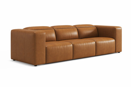 Eden Leather Dual Recliner Lounge