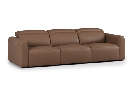 Carmen Leather Dual Recliner Lounge
