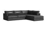 Serena Leather Sectional Lounge