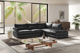Serena Leather Sectional Lounge