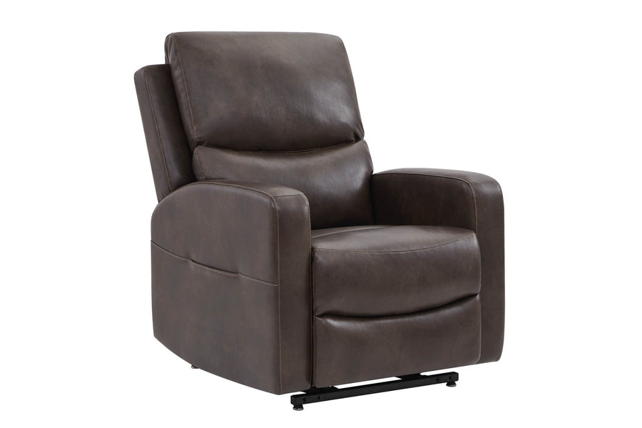 Valencia Hector Top Grain Leather Power Lift Recliner Chair, Chocolate