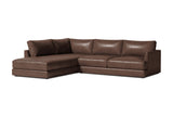 Serena Leather Sectional Lounge