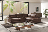 Serena Leather Sectional Lounge