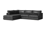 Serena Leather Sectional Lounge